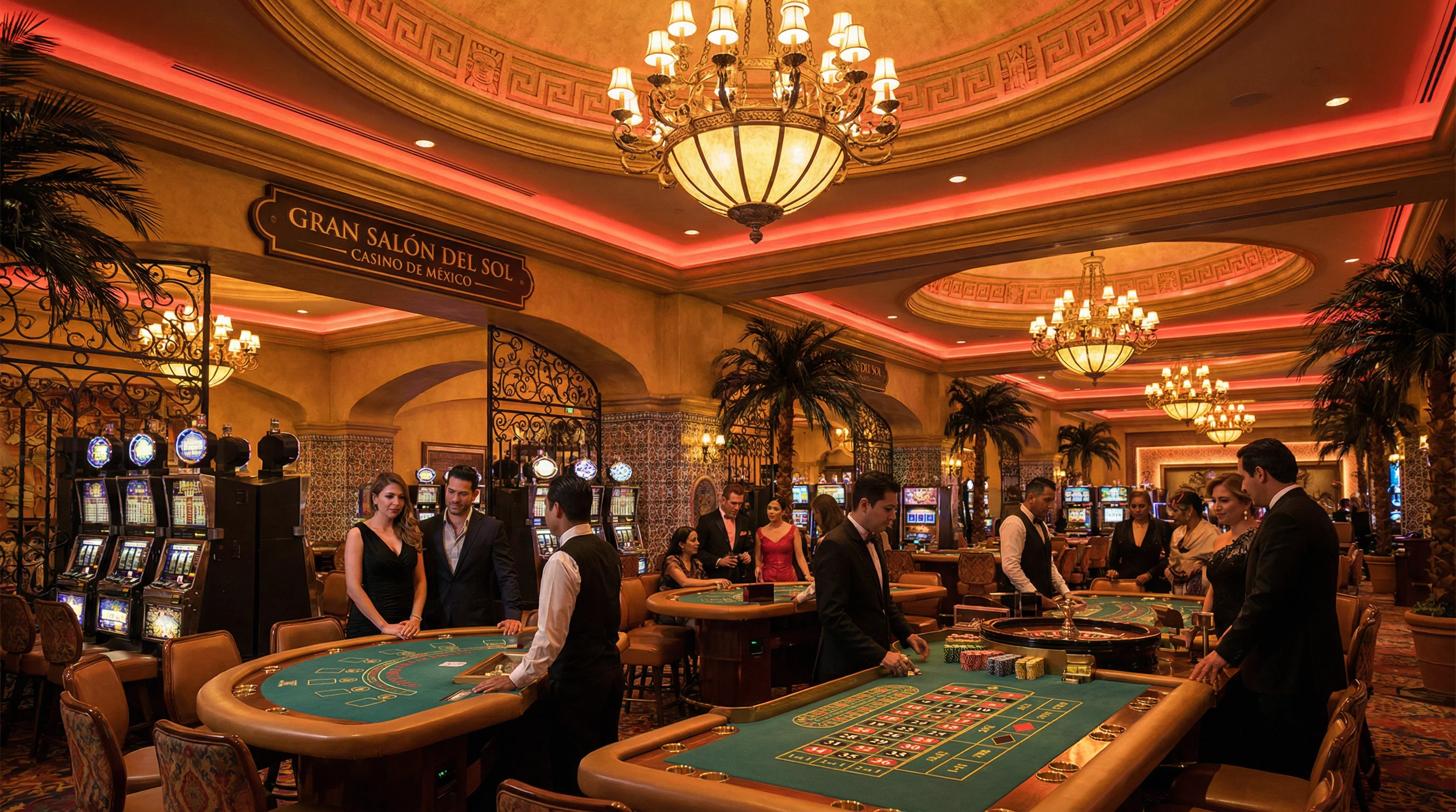 Choctaw Casino México interior lujoso